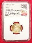 2022 1/4 Oz $10 Gold American Eagle NGC MS 70 Don Everhart Hand Signed RARE