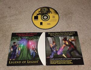 Legend Of Legaia Demo CD Sony PS1  w/ Sleeve ~ Rare PlayStation Underground