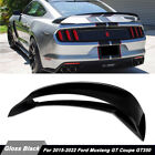 GT350R Style Glossy Black Rear Trunk Spoiler Wing Fits For 15-22 Ford Mustang US