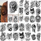 Temporary Tattoos Body Arm Tattoos Sticker Half Sleeve Fake Waterproof Lion Wolf