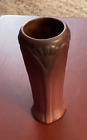 New ListingVan Briggle Vintage Art Pottery Mulberry Red Stylized Flower Vase Arts Crafts 7”