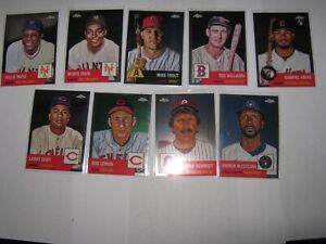 New Listing2022 Topps Chrome Platinum Anniversary Baseball Card Lot Trout Schmidt Mays MLB