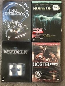 New ListingLot Of 4 Horror DVDs - Hostel 2, House Of Wax, Poltergeist, Final Destination 3