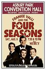 FRANKIE VALLI & THE 4 SEASONS 1969 ASBURY PARK NJ Convention Hall CONCERT POSTER