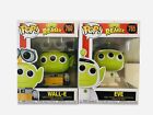 Funko POP WALL-E #760 And EVE #765 Alien Remix Disney Pixar Vinyl Figurine Set