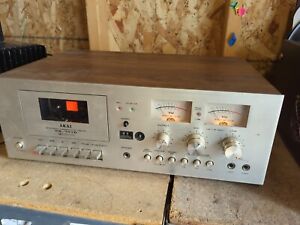 AKAI CS-707D Stereo Cassette Deck - As Is, For Parts or Repair