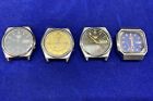 Lots Of 4 seiko vintage watch for parts & repair