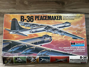 Monogram No. 5703 B-36 Peacemaker 1:72 Scale Model Kit 1980 VINTAGE RARE