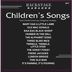 CHILDREN's SONGS Karaoke CD+G Backstage #4917 NEW in ORGINAL Black Sleeve