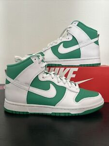 Size 9 - Nike Dunk High White Stadium Green