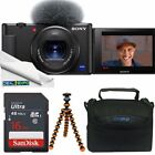 Sony ZV-1 20.1MP 4K Digital Vlogging Camera (Black) + Deal- Expo Basic Bundle