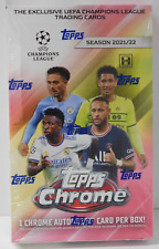 2021/22 Topps Chrome UEFA Champions League Soccer Hobby Box - New / Sealed