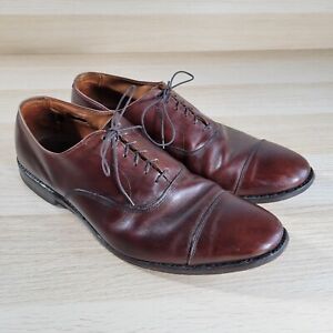 Allen Edmonds Park Avenue Dress Shoes Mens 13 Leather Cap Toe Oxford 5845 Brown