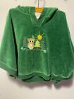 Baby Gap Embroidered Owl & Tres Green Hoodie Poncho Size S/M Toddler FASTSHIP