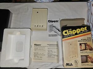 The Clapper Vintage 1984 Original Box + Papers Clap On Clap Off NOS