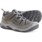 Keen Men's Circadia Vent Grey Leather Trail Hiking Shoes Sneakers New Pair