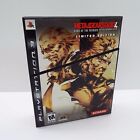 METAL GEAR SOLID 4 GUNS OF THE PATRIOTS LIMITED EDITION PLAYSTATION 3 (D700)