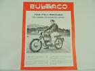 Vintage 1966 Bultaco 175 Mercurio Motorcycle Dealer Brochure Bulletin L2591
