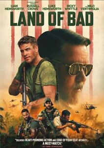 'LAND OF BAD' DVD~NEW~SEALED~RUSSELL CROWE~IN HAND & READY TO SHIP~FREE SHIPPING