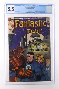 Fantastic Four #45 - Marvel Comics 1965 CGC 5.5 1st appearance of Lockjaw + the