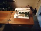 Vintage Singer Touch and Sew II 755 Sewing Machine Fold Out Cabinet Desk Tested