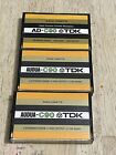 Lot of 3 Used TDK Audua C-90 Sold As Blank Cassette Tapes Type 1 Normal Bias