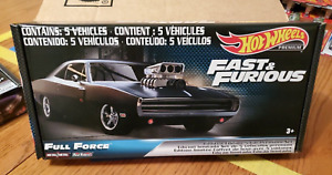 Hot Wheels Premium Car Culture Fast & Furious Full Force Complete Boxed Set 1-5