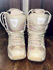 DC Girl’s Phase Snowboard Boots Size 9L Youth Ladies 40.5 300826 Tan Pink White