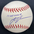 Justin Verlander 04 #2 Overall Signed Rookie Signature Baseball JSA LOA