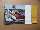 1958 Owens Yacht Company Flagship Wood Boat Catalog Brochure Vintage Original VG