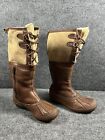 UGG  Belcloud Winter Duck Boots Women's Size 7 WP Leather Zip Sheepskin 1900