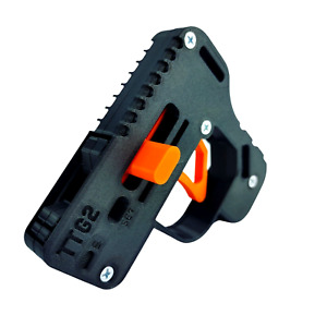 3D Printed TicTac Gun Toy - Launches TicTacs 5-8' -Black/Orange-Includes TicTacs