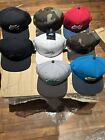 Nike SB Lot Of 8 Vintage Snapbacks Caps Hats Flat Brim Black Camo White Red Blue