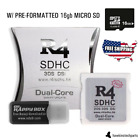 R4 Dual Core Nintendo DS Flash Cart + 16gb Card Pre-formatted *PLUG AND PLAY*