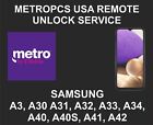Samsung Unlock Service, Samsung A30, A31, A32, A33, A34, A40S, A41, A42, 4m
