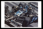 Danica Patrick 2008 Indianapolis Indy 500 Colin Carter Racing Art Postcard