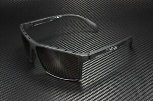 Adidas Sport SP0010 02E Matte Black Brown Injected 63 mm Men's Sunglasses