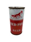 Red Fox Flat Top Beer Can