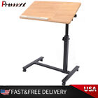 Laptop Desk Angle, Height Adjustable Rolling Cart Over Bed Hospital Table Stand