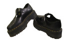 NEW Dr Martens Bethan Womens Leather Platform Mary Jane Shoes 5 Black