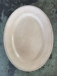 Vintage Stained Ironstone Platter
