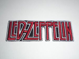 LED ZEPPELIN IRON ON EMBROIDERED PATCH
