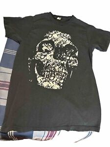 Rare My Chemical Romance Band T-Shirt Black Size Medium MCR Print Skull
