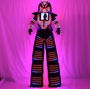 LED Robot Costume big Suits -Included Laser Gloves included shipping