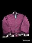 Dehen 1920 Wool Red Maroon Varsity Jacket New With Tags Rare READ