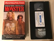 Monster (VHS, 2004) Charlize Theron, Christina Ricci