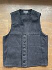 Filson Vintage Mackinaw Vest  Men’s Small Made In USA  100% Virgin Wool Charcoal