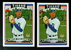 2006 Topps JUSTIN VERLANDER 2 ROOKIE CARD LOT #641 Detroit Tigers