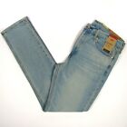 Levis 510 Jeans Skinny Fit Mens SIZE 33 x 32 STRETCH LIGHT BLUE FADE NWT