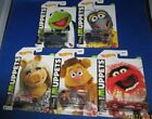 DISNEY THE MUPPETS COLLECTOR HOT WHEELS COMPLETE SET OF 5 KERMIT MISS PIGGY...